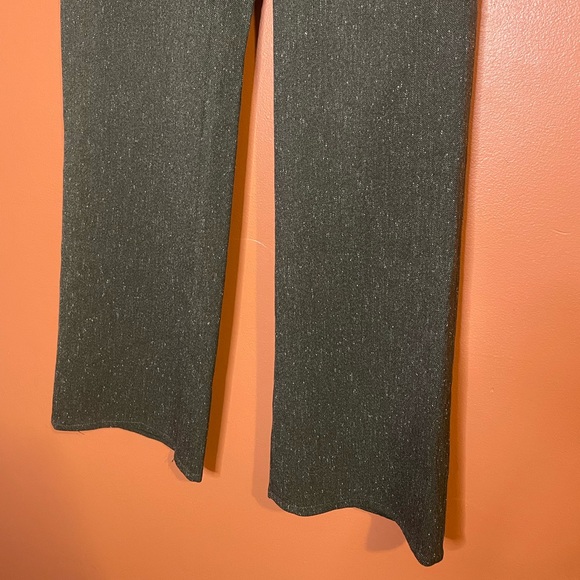 Ann Taylor Loft Marisa Boot Cut Trouser Pants in Gray and Speckled White - Picture 4 of 9